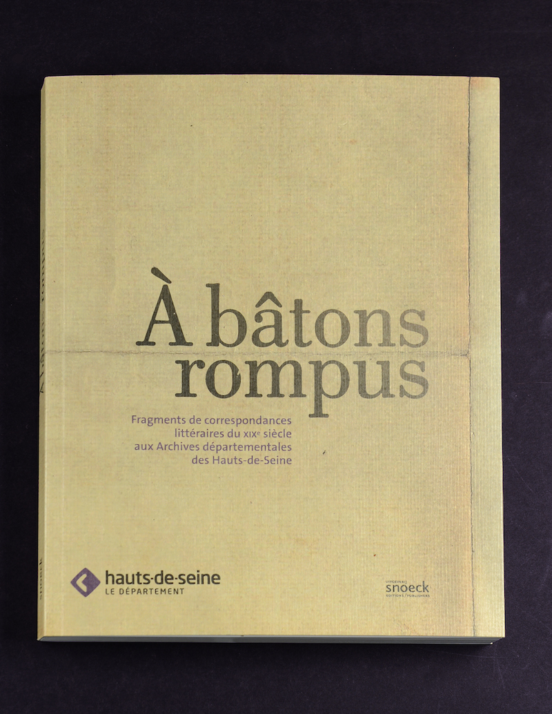 À bâtons rompus ; fragments de correspondances littéraires du XIXe ...